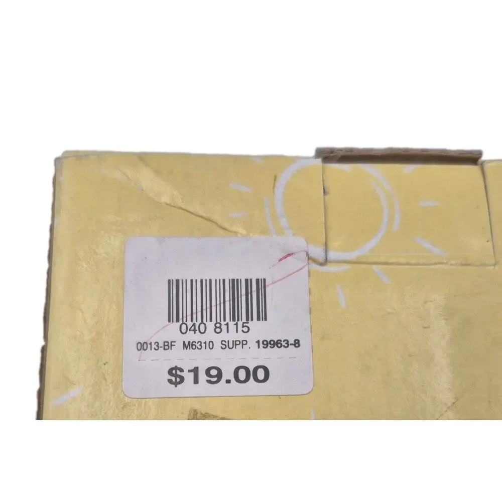 Sun-Mates Blue Acrylic 10x3 Photo Frame UNUSED JC Penney Home 13X5